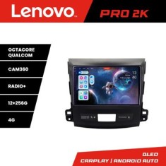 Navigatie Mitsubishi Outlander 2010 Lenovo Kit-056 8 core QLED 2K 12+256 360 Android Waze USB Navigatie Internet Youtube Radio v1 CarStore Technology
