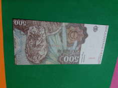 Bancnote romanesti 500lei ianuarie 1991 unc foto