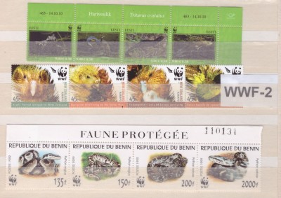 WWF-2-Lot de 3 serii WWF-Estonia+Noua Zeelanda+Republica BENIN MNH foto