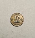 Norvegia 10 Ore 1919 Patina Frumoasa