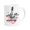 Cana alba personalizata &quot;Wake up &amp; makeup&quot;, INOVATIX&reg;. 330ml