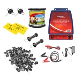 Kit complet gard electric 12/220V, 4.8J, fir 1000 m, 100 izolatori Breckner