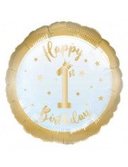 Balon folie 1st Happy Birthday BOY 43 cm foto