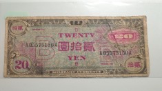 Japonia 20 Yen 1945