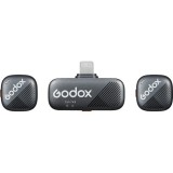 Cumpara ieftin ​Lavaliera Microfon Wireless 2 Pers Godox Cube-SL Kit 2 Lightning Adapter