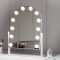 Oglinda machiaj Starshine, tip Hollywood cu 12 becuri LED, cu suport, modul 3 culori, 30 x 40 cm, rotire 360 grade, Cablu de 1 m