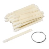 Cumpara ieftin Tipsuri ovale pentru exersat set 50 naturale