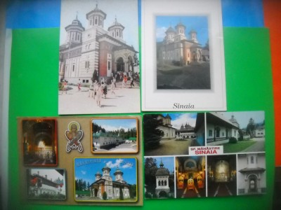 HOPCT LOT 3309 -4 CARTI POSTALE -MANASTIREA SINAIA -JUD-PRAHOVA-NECIRCULATE foto