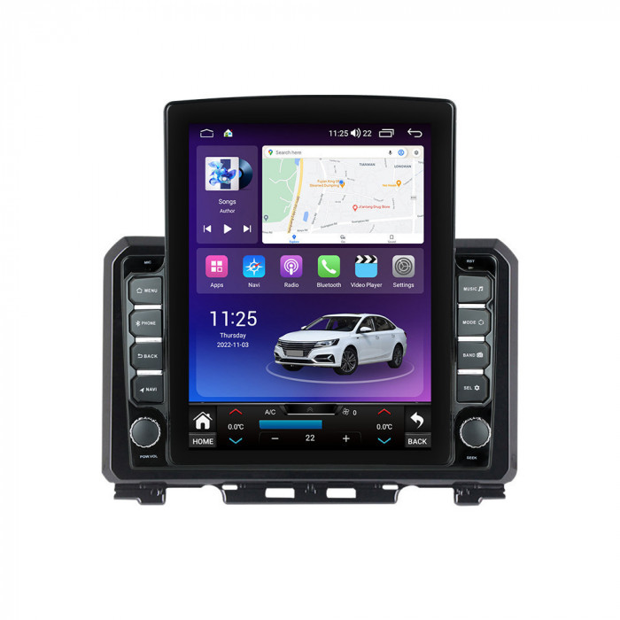Navigatie dedicata cu Android Suzuki Jimny dupa 2018, 8GB RAM, Radio GPS Dual