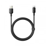 Cablu Date si Incarcare USB-A - USB-C Baseus Silky, 100W, 1m, Negru P10377703113-00