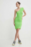 UGG rochie culoarea verde, mini, mulata, 1159570