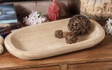 Cumpara ieftin Platou servire lemn natur 46,5 x 24 cm