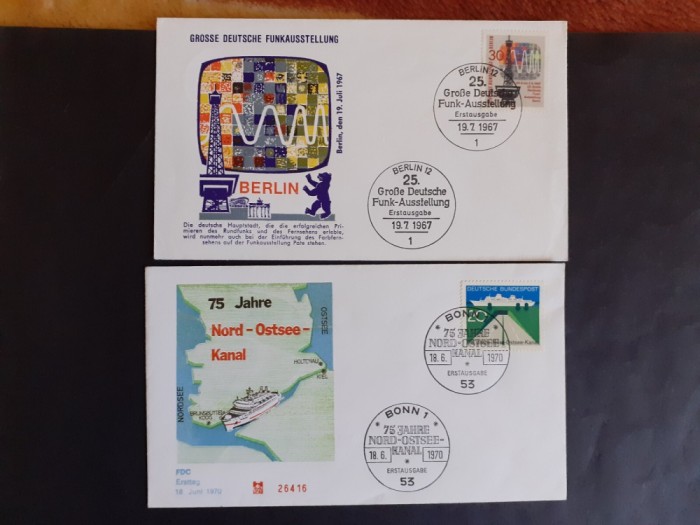 1967 - Germania - FDC-uri