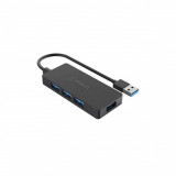 Hub Orico HS4U-U3 Port USB3.0 x4 USB 3.0 negru