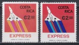 Costa Rica 1979, 1980 - Transport aerian - Timbre speciale, 2 Serii, MNH