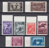 ROMANIA 1937 LP 119 UNIUNEA FEDERATIILOR SPORTIVE DIN ROMANIA U.F.S.R. SERIE MNH