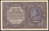 Q434 POLONIA 1000 MAREK 1919 aUNC fara pliuri sau indoituri, doar un colt indoit