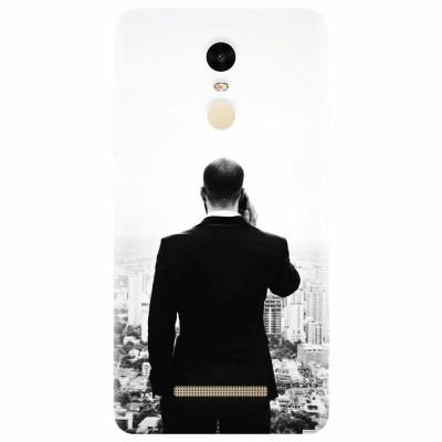 Husa silicon pentru Xiaomi Remdi Note 3, Man In Suit foto