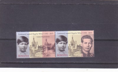 ROMANIA 2021 - CENTENARUL NASTERII REGELUI MIHAI I, MNH, (2) - LP 2343 foto