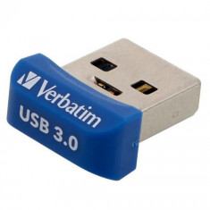 Memorie USB Verbatim Store 'n' Stay NANO, 32GB, USB 3.0, Albastru