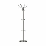 Cuier metal negru Jimy 37x37x175 cm