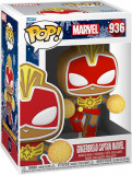 Figurina - Marvel - Gingerbread Captain Marvel | Funko