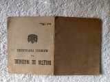 buletin de inscriere la BIROUL POPULATIE , anul 1936