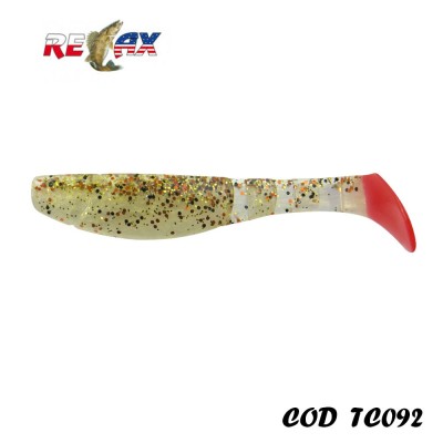 Shad Relax Kopyto 4L TriColor 092 10cm 14g 4buc/plic foto