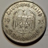 Germania Nazista 5 reichsmark 1935 A argint