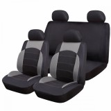 Cumpara ieftin Huse Auto Sport Line Gri, Bancheta Rabatabila, 9 Bucati, Universal Audi BMW Dacia Chevrolet Citroen Fiat Ford Honda Hyundai