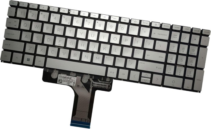 Tastatura Laptop, HP, ProBook 470 G9, iluminata, argintie, layout US