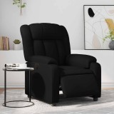 VidaXL Fotoliu rabatabil electric, negru, piele ecologică 3205250