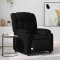vidaXL Fotoliu rabatabil electric, negru, piele ecologică 3205250