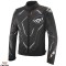 Geaca (jacheta) barbati pentru scuter - motocicleta Racing/Roadster Ixon vara model Demoniak MS culoare: negru/alb Negru/alb XL