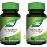 Pachet Vitamina D3 2000U.I (Adulti) 30cps+30cps Secom,