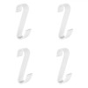 Set C&acirc;rlige Ușă, Plastic, 10.7cm, Alb, 4 Bucăți, Oem