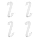 Set C&acirc;rlige Ușă, Plastic, 10.7cm, Alb, 4 Bucăți, Oem