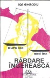 Cumpara ieftin Carte "Rabdare Ingereasca" de Ion Ghercioiu, Editura Gutinul, 1994, 208 Pagini, Literatura Romana
