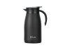 Termos Inox Zilan ZLN0767, 1L, Izolare Termica 24h Rece/18h Cald, Maner, Negru