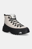 The North Face pantofi TNF x 30th Years HMLYN femei, culoarea bej, cu toc plat, izolat, NF0A83NJROU1