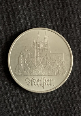 Moneda 5 mărci Germania DDR 1972 foto