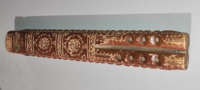 - Fluier din lemn model deosebit lungime 32 cm model rar foto