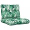 Perne de paleti, 2 buc., model cu frunze, textil