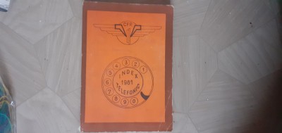 INDEX TELEFONIC CFR 1981-R1. foto