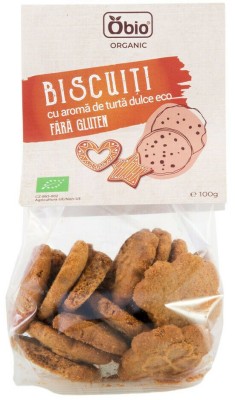 Biscuiti cu aroma de turta dulce fara gluten bio 100g Obio foto