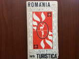 Romania harta turistica editura stadion 1970 ed. consiliului national E.F.S. RSR