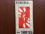 Romania harta turistica editura stadion 1970 ed. consiliului national E.F.S. RSR