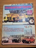 revista autoturism noiembrie 1986 - formula 1 , alain prost