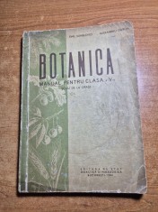 manual de botanica - pentru clasa a 5-a - din anul 1961 foto