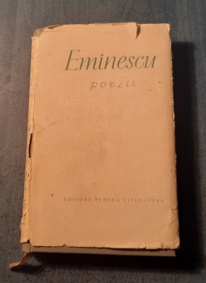 Eminescu Poezii 1960 foto